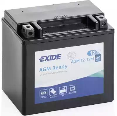 Стартерная аккумуляторная батарея EXIDE AGM12-12M